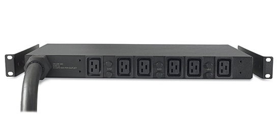 Imagem de Rack PDU, Basic, 1U, 22KW, 400V, (6) C19